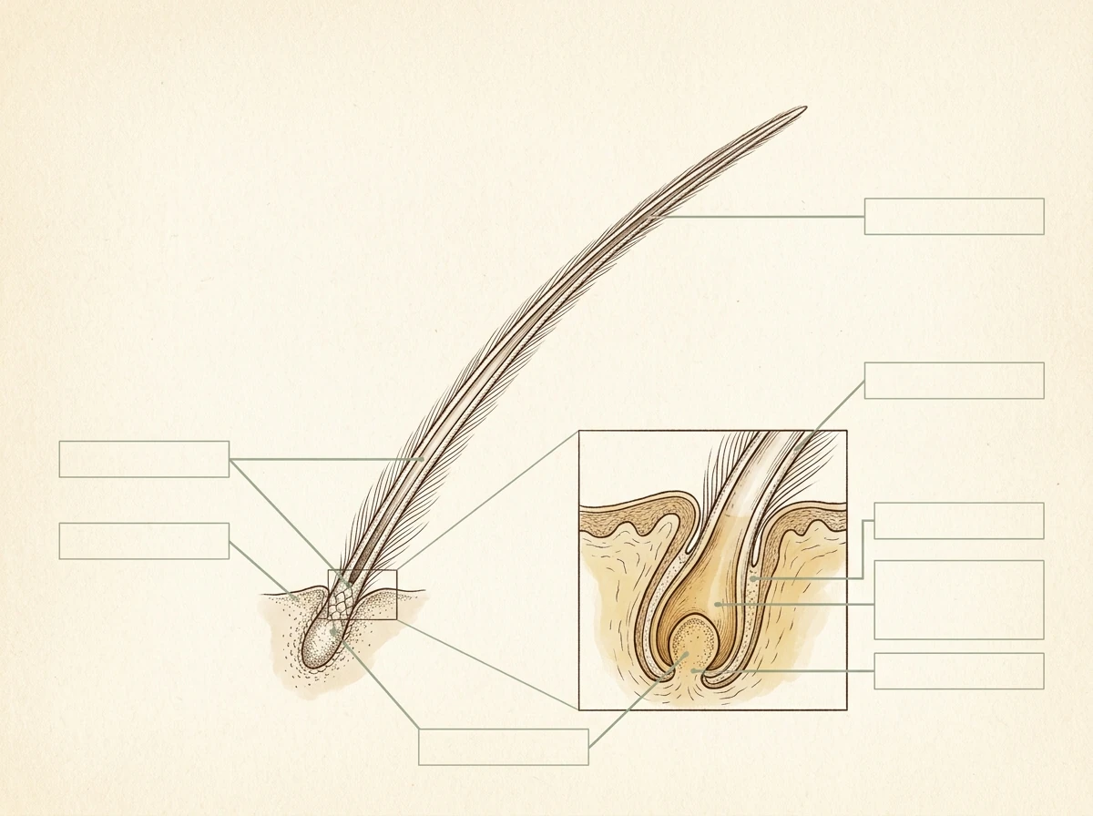Scientific illustration of early filament-like feather structures
