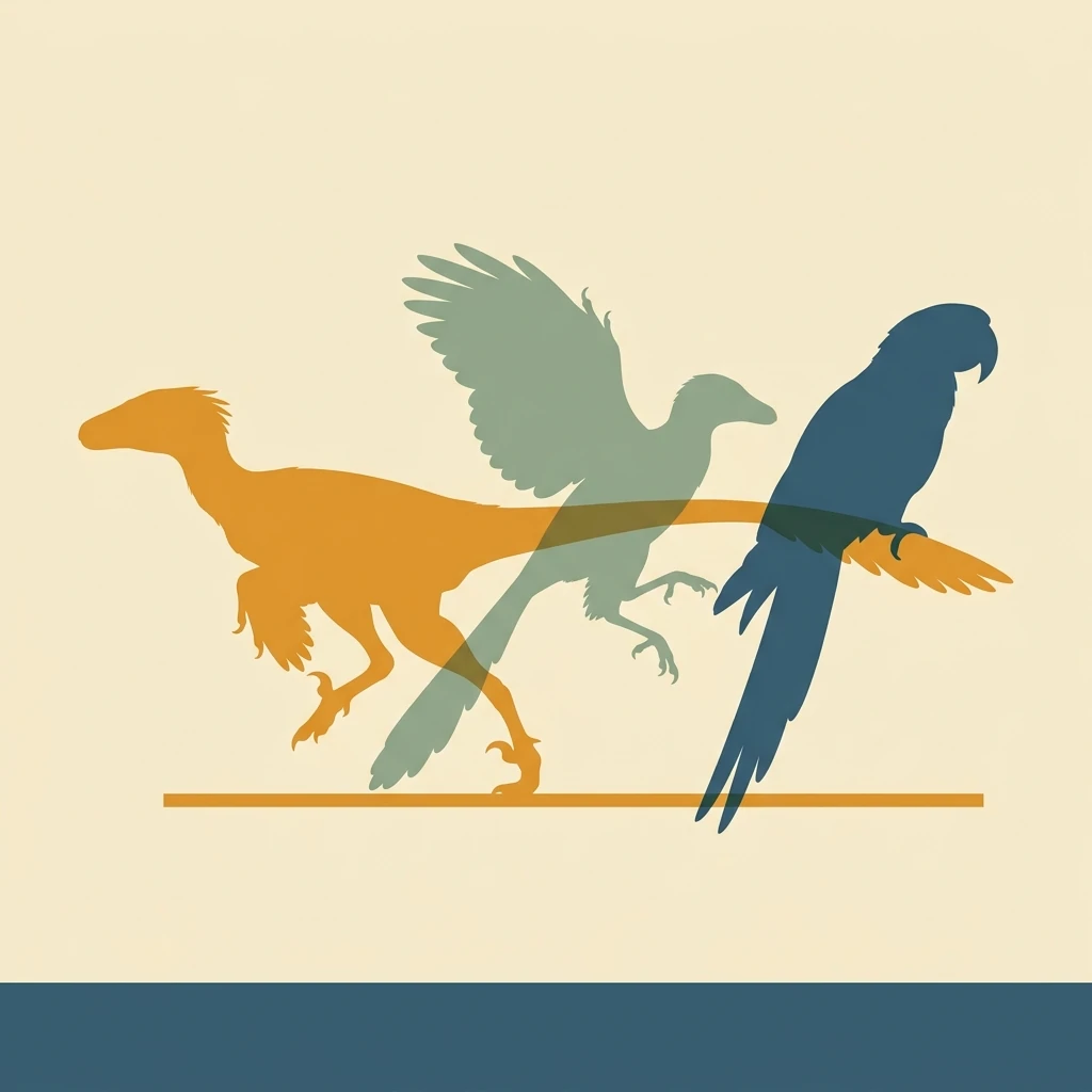 Illustrated fossil taxa field-guide tile