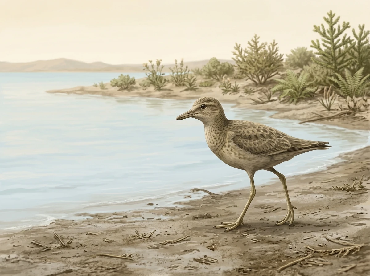 Asteriornis in a near-shore environment